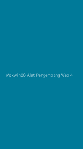 Tampilan Antarmuka Aplikasi Maxwin88 Alat Pengembang Web - 4