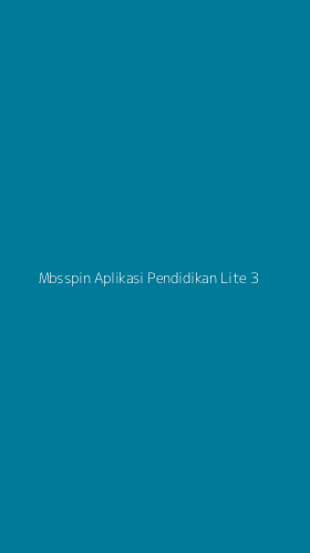 Tampilan Antarmuka Aplikasi Mbsspin Aplikasi Pendidikan Lite - 3