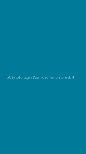 Tampilan Antarmuka Aplikasi Mctytoto Login Download Template Web - 4