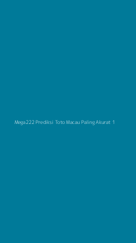 Tampilan Antarmuka Aplikasi Mega222 Prediksi Toto Macau Paling Akurat - 1