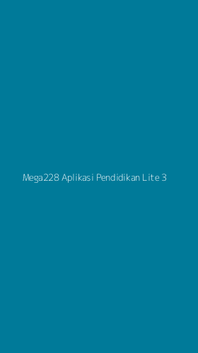 Tampilan Antarmuka Aplikasi Mega228 Aplikasi Pendidikan Lite - 3