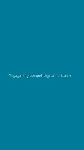 Tampilan Antarmuka Aplikasi Megagaming Dompet Digital Terbaik - 3