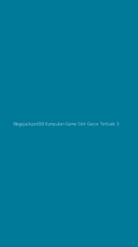 Tampilan Antarmuka Aplikasi Megajackpot88 Kumpulan Game Slot Gacor Terbaik - 3