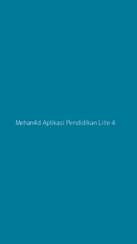 Tampilan Antarmuka Aplikasi Mehan4d Aplikasi Pendidikan Lite - 4