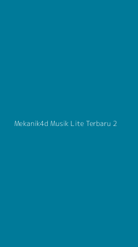 Tampilan Antarmuka Aplikasi Mekanik4d Musik Lite Terbaru - 2
