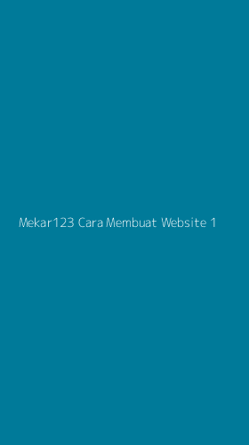 Tampilan Antarmuka Aplikasi Mekar123 Cara Membuat Website - 1