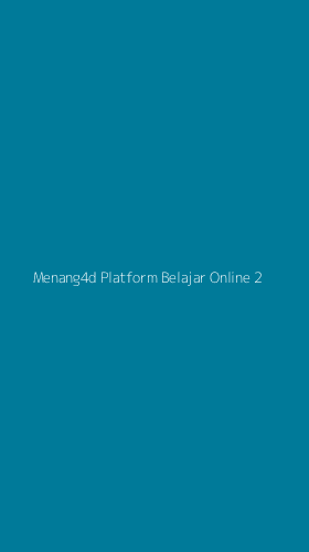 Tampilan Antarmuka Aplikasi Menang4d Platform Belajar Online - 2