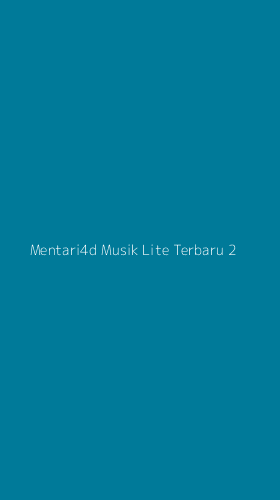Tampilan Antarmuka Aplikasi Mentari4d Musik Lite Terbaru - 2