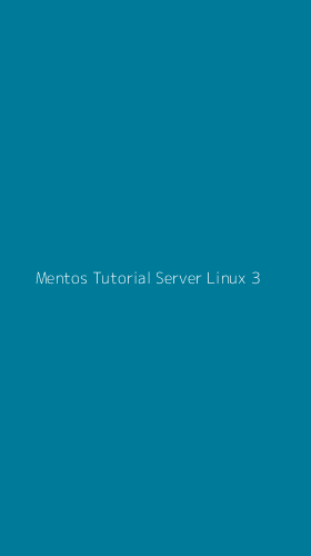Tampilan Antarmuka Aplikasi Mentos Tutorial Server Linux - 3