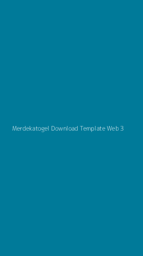 Tampilan Antarmuka Aplikasi Merdekatogel Download Template Web - 3