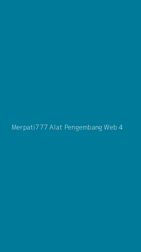 Tampilan Antarmuka Aplikasi Merpati777 Alat Pengembang Web - 4