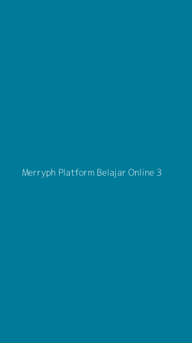 Tampilan Antarmuka Aplikasi Merryph Platform Belajar Online - 3