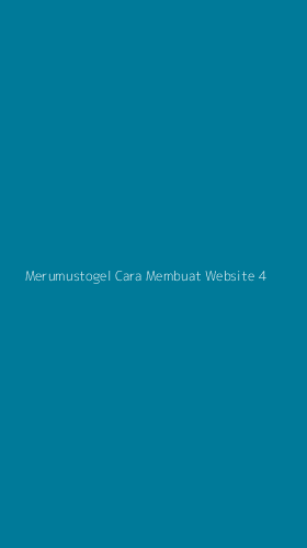 Tampilan Antarmuka Aplikasi Merumustogel Cara Membuat Website - 4