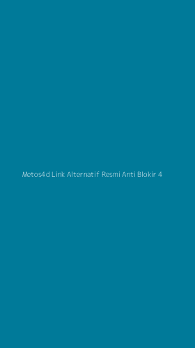 Tampilan Antarmuka Aplikasi Metos4d Link Alternatif Resmi Anti Blokir - 4