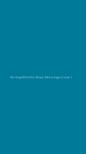 Tampilan Antarmuka Aplikasi Microtogel88 Daftar Belajar Bahasa Inggris Cepat - 2