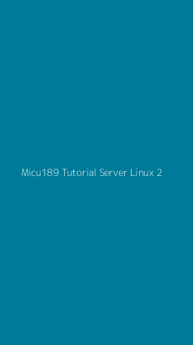Tampilan Antarmuka Aplikasi Micu189 Tutorial Server Linux - 2
