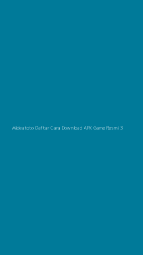 Tampilan Antarmuka Aplikasi Mideatoto Daftar Cara Download Apk Game Resmi - 3