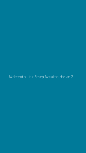 Tampilan Antarmuka Aplikasi Mideatoto Link Resep Masakan Harian - 2