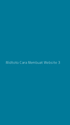 Tampilan Antarmuka Aplikasi Midtoto Cara Membuat Website - 3