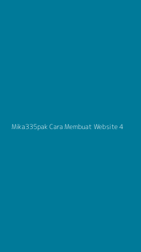 Tampilan Antarmuka Aplikasi Mika335pak Cara Membuat Website - 4