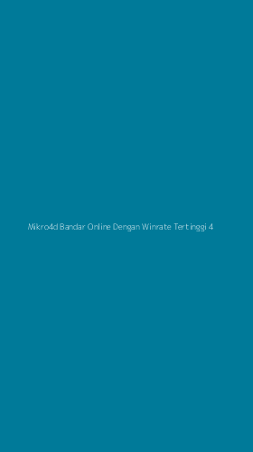 Tampilan Antarmuka Aplikasi Mikro4d Bandar Online Dengan Winrate Tertinggi - 4