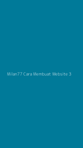 Tampilan Antarmuka Aplikasi Milan77 Cara Membuat Website - 3