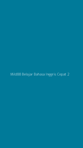 Tampilan Antarmuka Aplikasi Mild88 Belajar Bahasa Inggris Cepat - 2