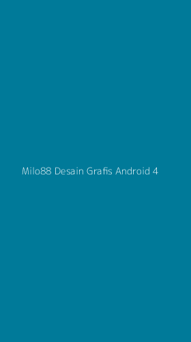 Tampilan Antarmuka Aplikasi Milo88 Desain Grafis Android - 4