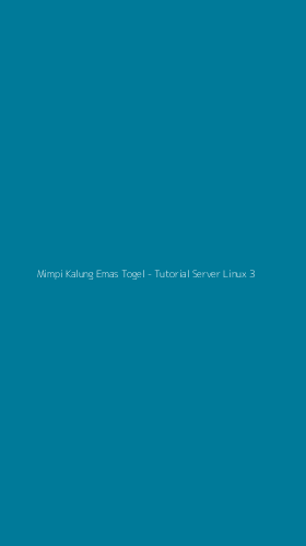 Tampilan Antarmuka Aplikasi Mimpi Kalung Emas Togel - Tutorial Server Linux - 3