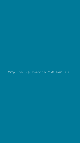 Tampilan Antarmuka Aplikasi Mimpi Pisau Togel Pembersih Ram Otomatis - 3