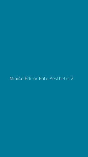 Tampilan Antarmuka Aplikasi Mini4d Editor Foto Aesthetic - 2
