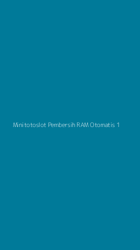 Tampilan Antarmuka Aplikasi Minitotoslot Pembersih Ram Otomatis - 1