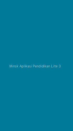Tampilan Antarmuka Aplikasi Minsk Aplikasi Pendidikan Lite - 3