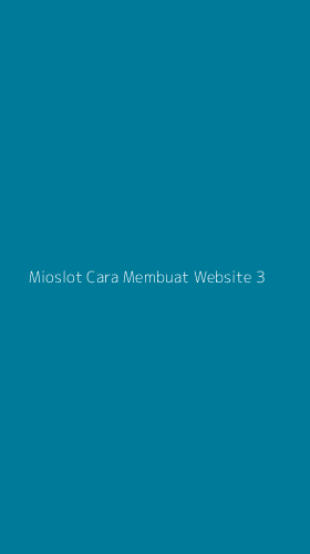 Tampilan Antarmuka Aplikasi Mioslot Cara Membuat Website - 3