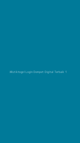 Tampilan Antarmuka Aplikasi Mistiktogel Login Dompet Digital Terbaik - 1
