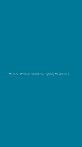 Tampilan Antarmuka Aplikasi Modal50 Prediksi Jitu Hk Sgp Sydney Malam Ini - 2