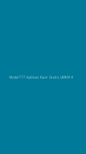 Tampilan Antarmuka Aplikasi Modal777 Aplikasi Kasir Gratis Umkm - 4