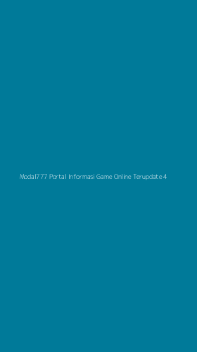 Tampilan Antarmuka Aplikasi Modal777 Portal Informasi Game Online Terupdate - 4