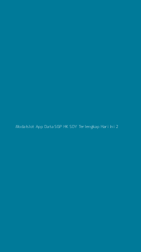 Tampilan Antarmuka Aplikasi Modalslot App Data Sgp Hk Sdy Terlengkap Hari Ini - 2