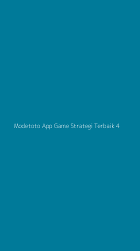 Tampilan Antarmuka Aplikasi Modetoto App Game Strategi Terbaik - 4