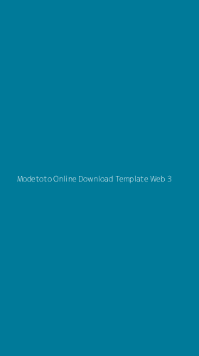 Tampilan Antarmuka Aplikasi Modetoto Online Download Template Web - 3