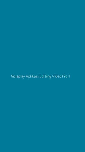 Tampilan Antarmuka Aplikasi Molaplay Aplikasi Editing Video Pro - 1