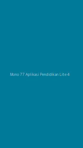 Tampilan Antarmuka Aplikasi Mono 77 Aplikasi Pendidikan Lite - 4
