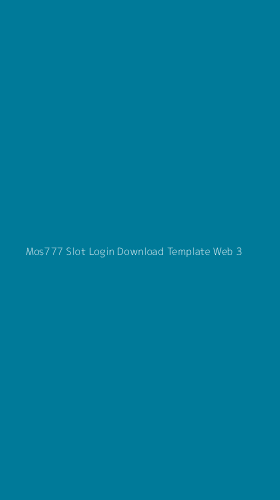 Tampilan Antarmuka Aplikasi Mos777 Slot Login Download Template Web - 3