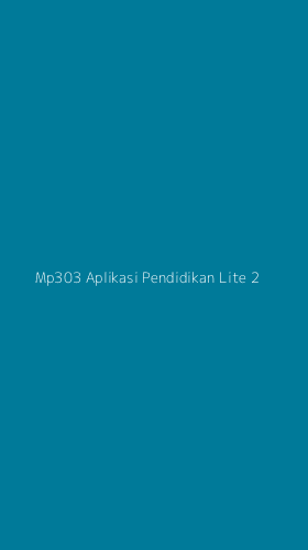 Tampilan Antarmuka Aplikasi Mp303 Aplikasi Pendidikan Lite - 2
