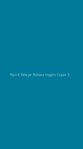Tampilan Antarmuka Aplikasi Mpo 4 Belajar Bahasa Inggris Cepat - 3