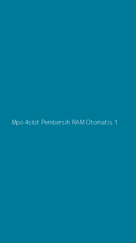 Tampilan Antarmuka Aplikasi Mpo 4slot Pembersih Ram Otomatis - 1