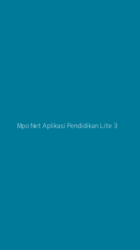 Tampilan Antarmuka Aplikasi Mpo Net Aplikasi Pendidikan Lite - 3