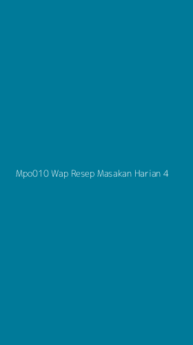 Tampilan Antarmuka Aplikasi Mpo010 Wap Resep Masakan Harian - 4