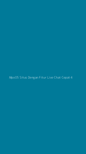 Tampilan Antarmuka Aplikasi Mpo05 Situs Dengan Fitur Live Chat Cepat - 4
